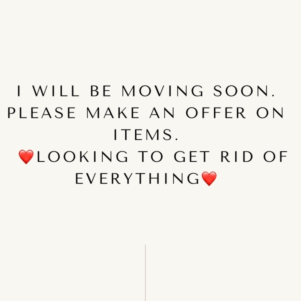 Please send offers ❤️